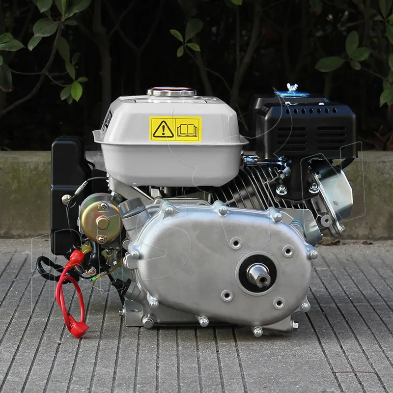 BISON-mini motor de gasolina de CHINA, 6,5hp, 168 f, 196cc, cilindro único, manual, embrague