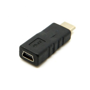 480M USB 3.1 C型公到迷你USB2.0 5针母数据适配器