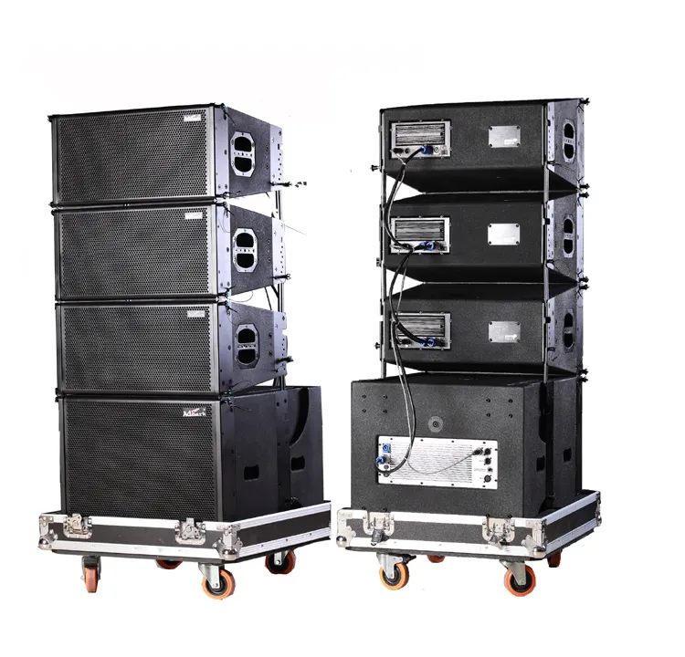 Admark active 10 "line array avec amplificateur calss-D et DSP intégré