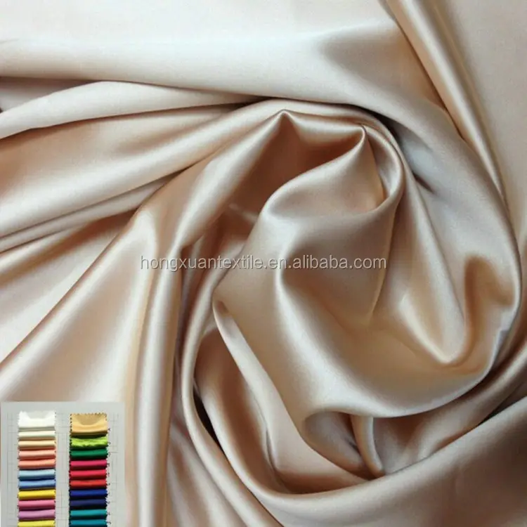 Hangzhou 100% polyester satin lining fabric
