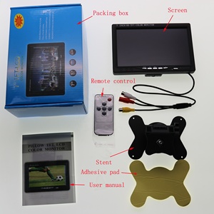 7 Inch HD <strong>Input</strong> <strong>VGA</strong> <strong>Input</strong> AV <strong>Input</strong> DC 12-24V High Resolution 1024X600 IPS Screen Support Desk Stand <strong>Computer</strong> <strong>Monitor</strong> Car <strong>Monitor</strong>