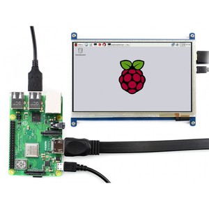 7 inch TFT Capacitive Touch Screen LCD (B) 800x480 5-Points Touch Points Low Power Consumption <strong>Raspberry</strong> <strong>Pi</strong> LCD <strong>Display</strong> - Product Image 1