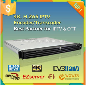 Server di IPTV Fuori H 264/H 265 IPTV RTMP/HTTP HD A IP Converter H.265 HLS Encoder IPTV canale Server - Product Image 4