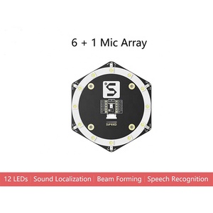 Sunhokey Sipeed ไมโครโฟนแบบอาร์เรย์,สัญญาณเสียงที่ตั้งอยู่ในลำดับ6 + 1 Beamforming การรู้จำเสียงอาร์เรย์ของแท้ - Product Image 2