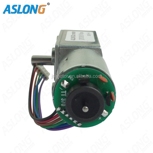 JGY-371B Mini motoriduttore a vite senza fine DC con Encoder In funzione di blocco automatico motoriduttore a vite senza fine dc 24v 8w riduttori di retromarcia - Product Image 6