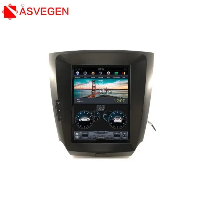 Android Tesla Vertical 10,4 "GPS del coche de la pantalla de Video Radio de Audio para Lexus IS250 IS300 Radio Wifi Playstore