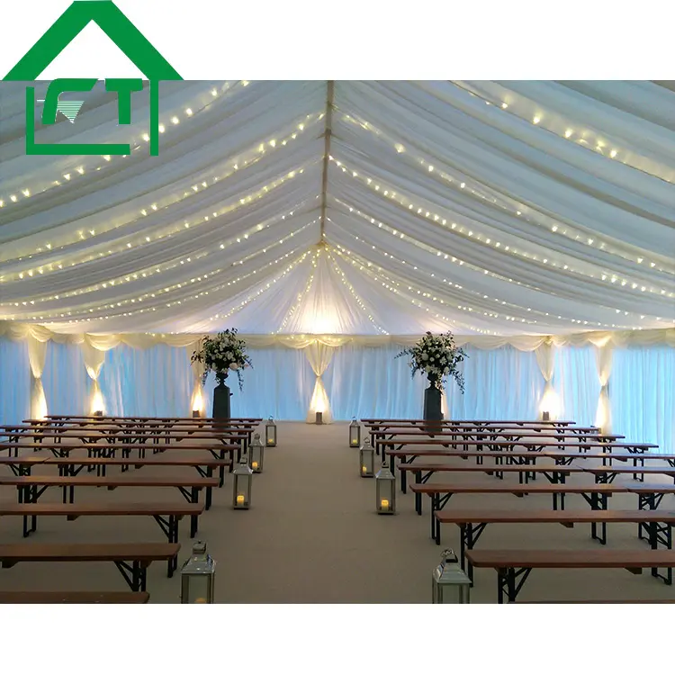 30m x 40m heavy duty branco tenda tenda para evento, branco ao ar livre decoração do casamento do evento barraca do partido marquise