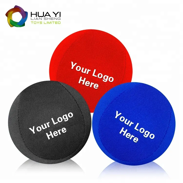 Produttori Custom Hand Therapy Stress Ball vendita materiale Pu Stress palla Squeeze Ball con copertura in tessuto Imprinting Logo