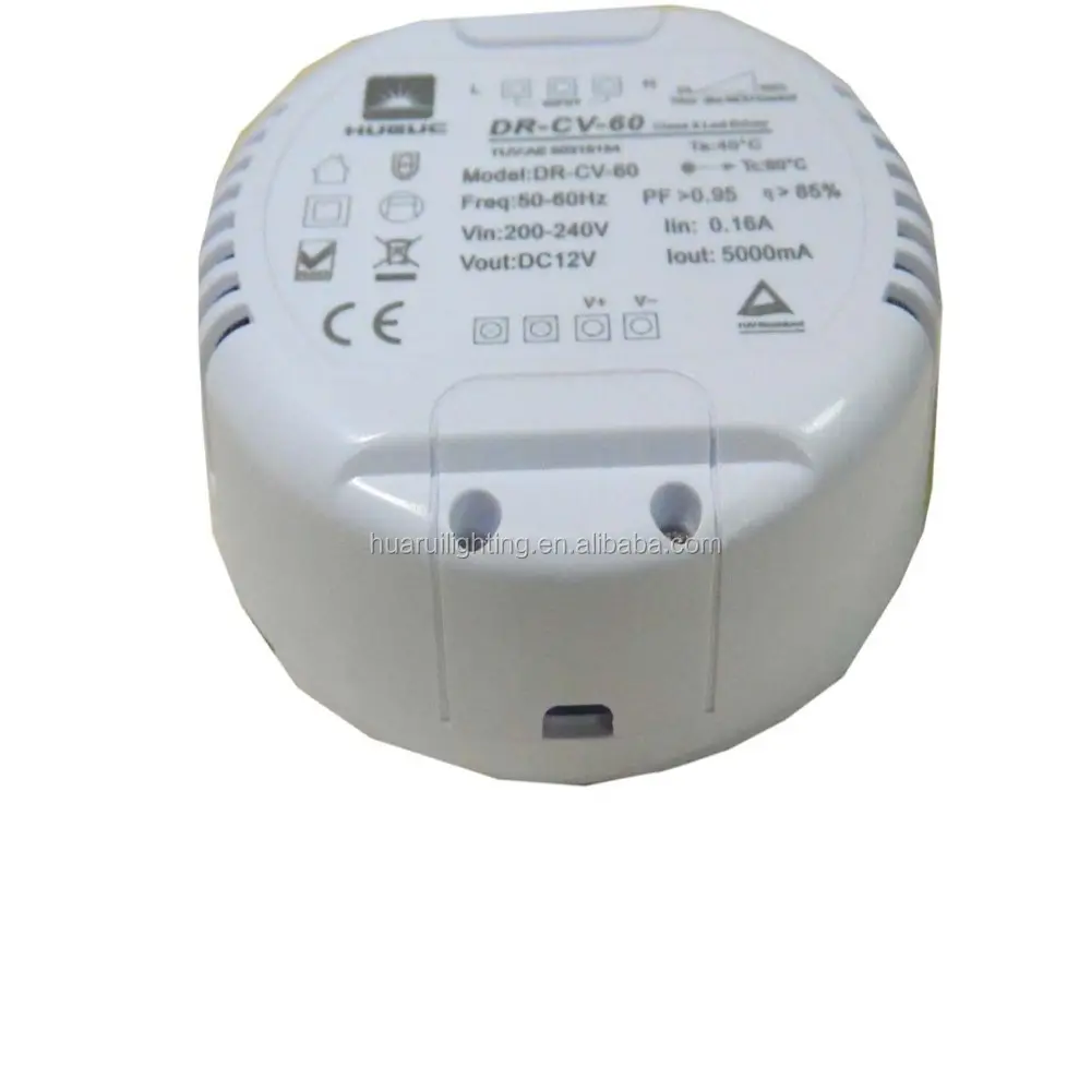 30w forma de controlador de led 12VDC 2400ma regulable led fuente de alimentación de corriente constante