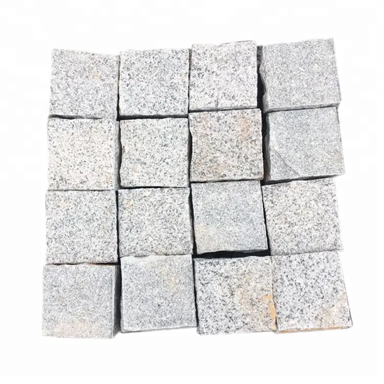 SHIHUI Natural White Chinese Granit Pflasters tein Ziegel