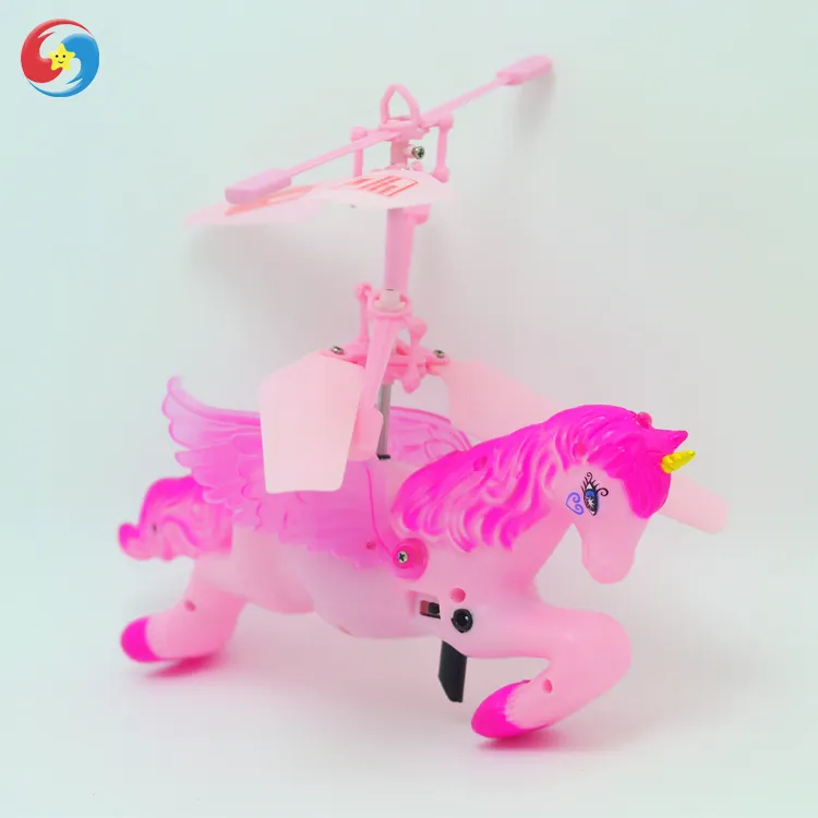2019 caldo luce up flying horse giocattolo con infrarosso di induzione di carica USB