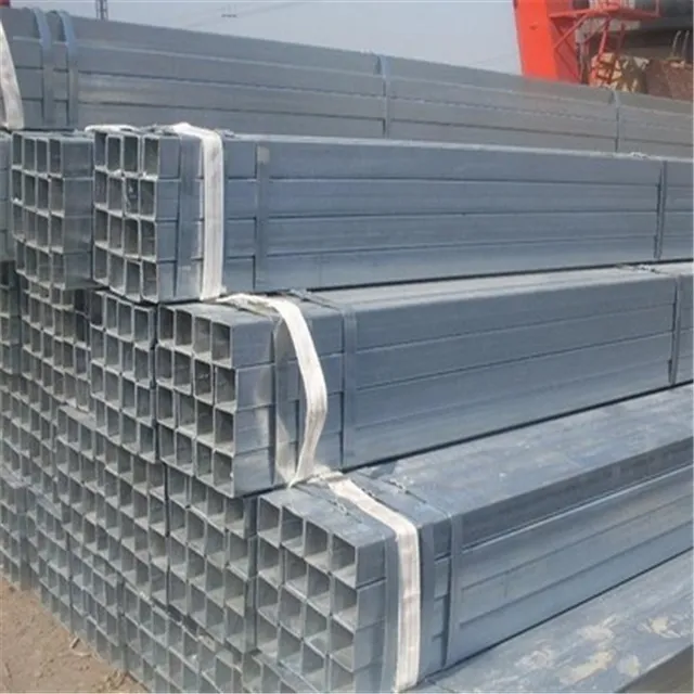 30mm x 30mm steel gi square tube / galvanized rectangular pipe