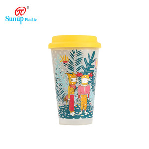 Plastic Travel Mug Auto Travel Mug, <strong>Eco</strong> Friendly Coffee <strong>Cup</strong> for Car Use - Product Image 2
