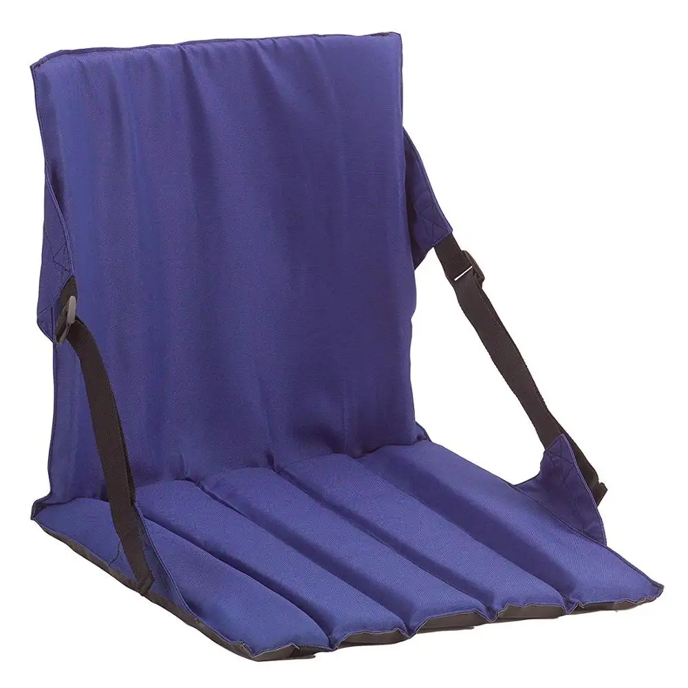 Cheap portable folding cushion chair lightweight stadium seat chair