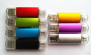 64GB คอมพิวเตอร์เคลื่อนที่และแท็บเล็ตโลหะคู่ความเร็วสูง <span class=keywords><strong>USB</strong></span> แฟลชไดรฟ์16G Android <span class=keywords><strong>USB</strong></span> Plug