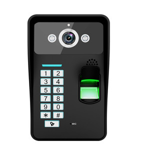 Touch Key 7&quot; Lcd <strong>Fingerprint</strong> Video Door Phone <strong>Intercom</strong> <strong>System</strong> Wth <strong>Fingerprint</strong> Access Control 1 Camera and 1 Monitor - Product Image 5
