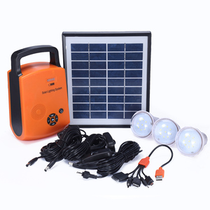 Mit der Funktion von FM Kleine neue Energie <span class=keywords><strong>LED</strong></span> tragbare Energie speicher Beleuchtung Solaranlagen für zu Hause