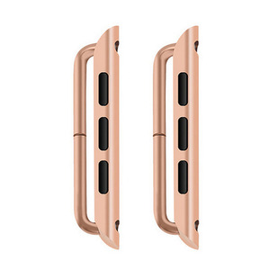 Paslanmaz çelik konnektör adaptörü için Apple izle 44mm 40mm 42/45mm 41mm 38 konnektörler aksesuarları için Iwatch 6 5 7 8 9 Se - Product Image 5