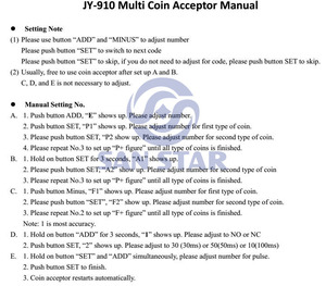 10 Groups <strong>Coin</strong> Pusher Machine Acceptor Multi <strong>Coin</strong> Selector <strong>Coin</strong> Acceptor <strong>Box</strong> Acceptor - Product Image 6