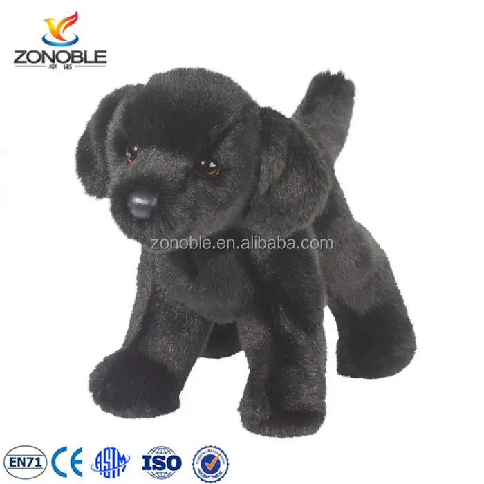 Lovely Soft Stuffed Animal Dog Plush Black Dog