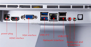 AIOPC 2025 All-In-One masaüstü bilgisayar ile 12th 13th Core i3 i5 i7 i9 24 inç IPS LED LCD SSD sabit disk Linux OS - Product Image 5