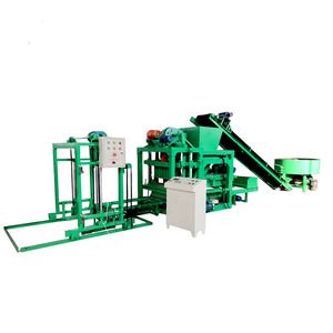 QT4-25 automatische Pflasterung Curb stone Hohl blöcke Maschine in Jamaika