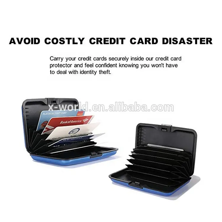 RFID Blocking Aluminium Holder Security Wallet Bank Card Cre