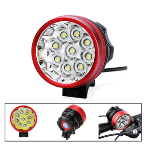 Lampu Depan Sepeda Gunung <span class=keywords><strong>LED</strong></span>, Lampu Depan Sepeda Gunung 9 T6 Max 15000LM