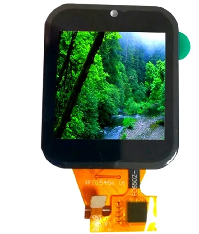 หน้าจอ1.54นิ้วความละเอียด240*240 IPS Full View RGB Interface Watch Screen with Touch LCD MODULE