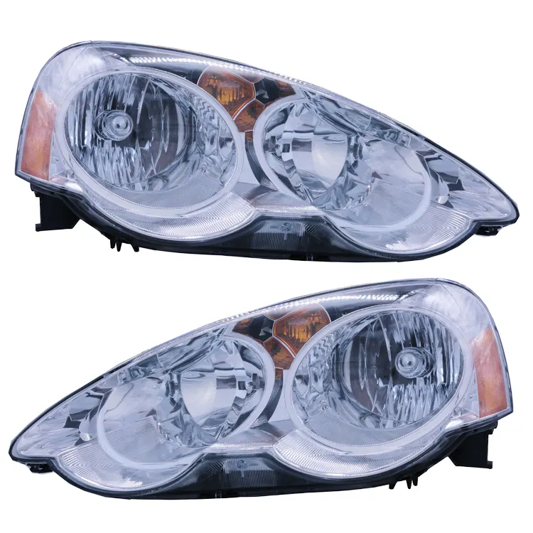 Auto Lamp Apply to 02-04 Acura RSX DC5 Replacement Clear Head Lights Driving Lamps Left+Right