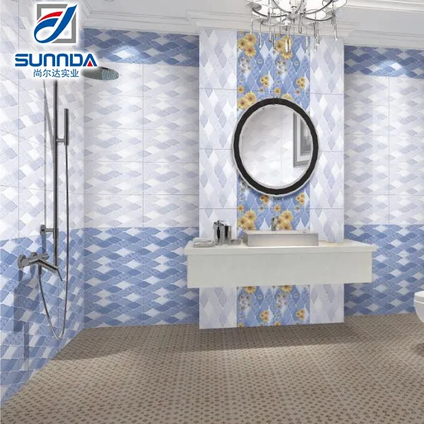 2016 الزخرفية الصين 250x400mm مرآة حمام السيراميك بلاط حائط مزجج