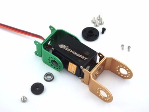Levihobby 360 derece sürekli rotasyon 6 Arduino cm Arduino kontrol RC Robot Servo Motor için braket ile erkek ve kız