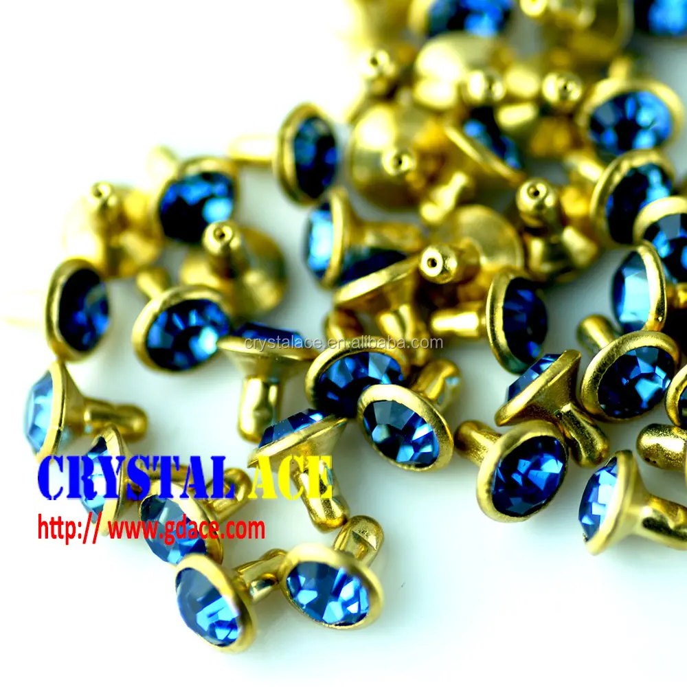 Alta quallity cristal strass rebite, rebite de strass strass para o couro