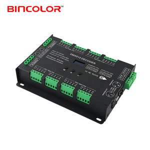 BC-632 32 канала RGB RGBW светодиодный DMX в PWM Декодер OLED дисплей RDM Поддержка 8 бит 16-битный светодиодный DMX контроллер 32CH DMX512 декодер - Product Image 2