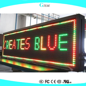 RGB небольшой размер пульт дистанционного управления Цифровой Автомобильный знак светодиодный дисплей экран доска сообщений прокрутка светодиодный световой знак - Product Image 2