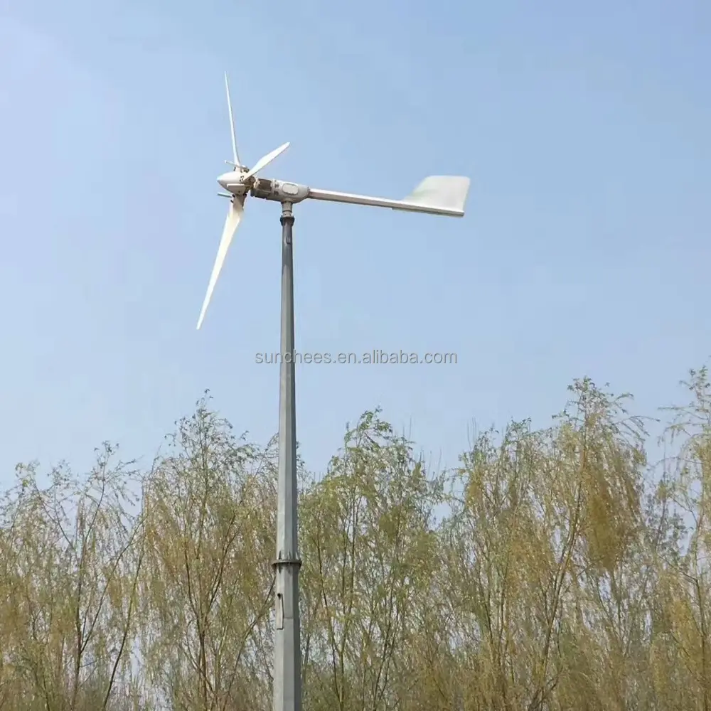 세륨 백색 220v 5kw 태양 발전기 바람 잡종 체계 판매를 위한 장기 사용 10kw 바람 발전기 고품질 10kw 바람 터빈