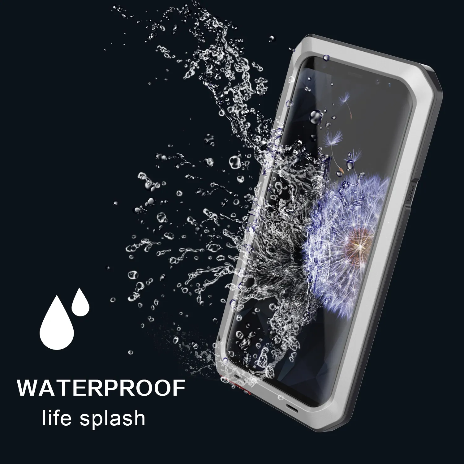 Factory Supply 360 Full Protective Cover Shock/Dirt/Snow proof Built-in Screen Case Waterproof Mobile Phone Case For iphone
