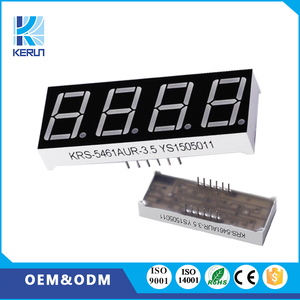 Common Cathode/anode Free Sample 7 <strong>Segment</strong> Led <strong>Clock</strong> <strong>Display</strong> 4 Digit 0.56 Inch 5461bs Red Led <strong>Clock</strong> Parts - Product Image 1