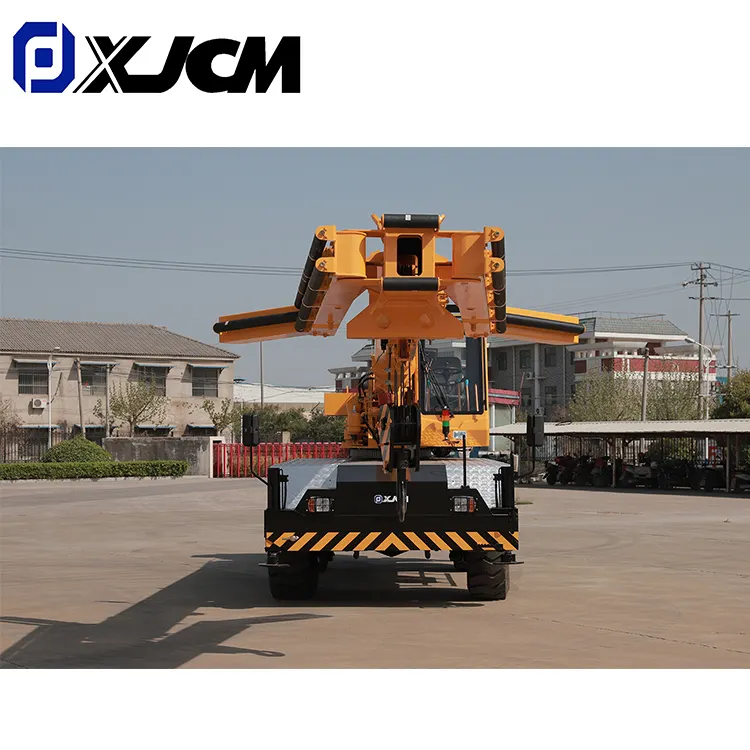 XJCM brand new products with mobile crane classis Lifting wire cable erecting crane