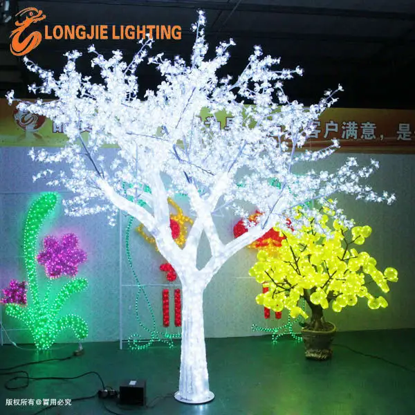 IP65 éclairage extérieur décoratif led fleur arbre lumières éclairage blanc cerisier vendu par le fabricant