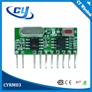 CYRM03 Lernen Code 433mHz RF Wireless Empfänger Modul