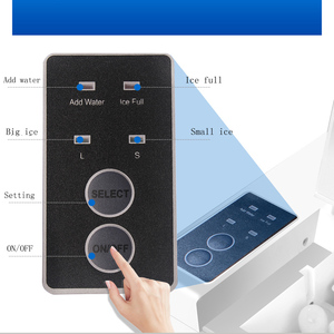 15KG/24H Automático Portátil Máquina de Fazer Gelo Cubo Bala Rodada Bloco de Gelo Que Faz A Máquina