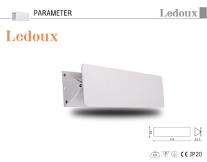 מסתובב ייחודי עיצוב מקורה קיר אור W160mm H80mm x <span class=keywords><strong>Ext</strong></span> 5.5cm, 190Lm, 3000K