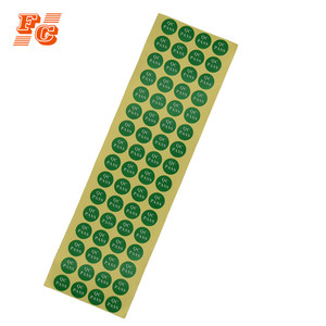 QCパス品質管理製品サークルタイプ包装ラベルステッカー - Product Image 5