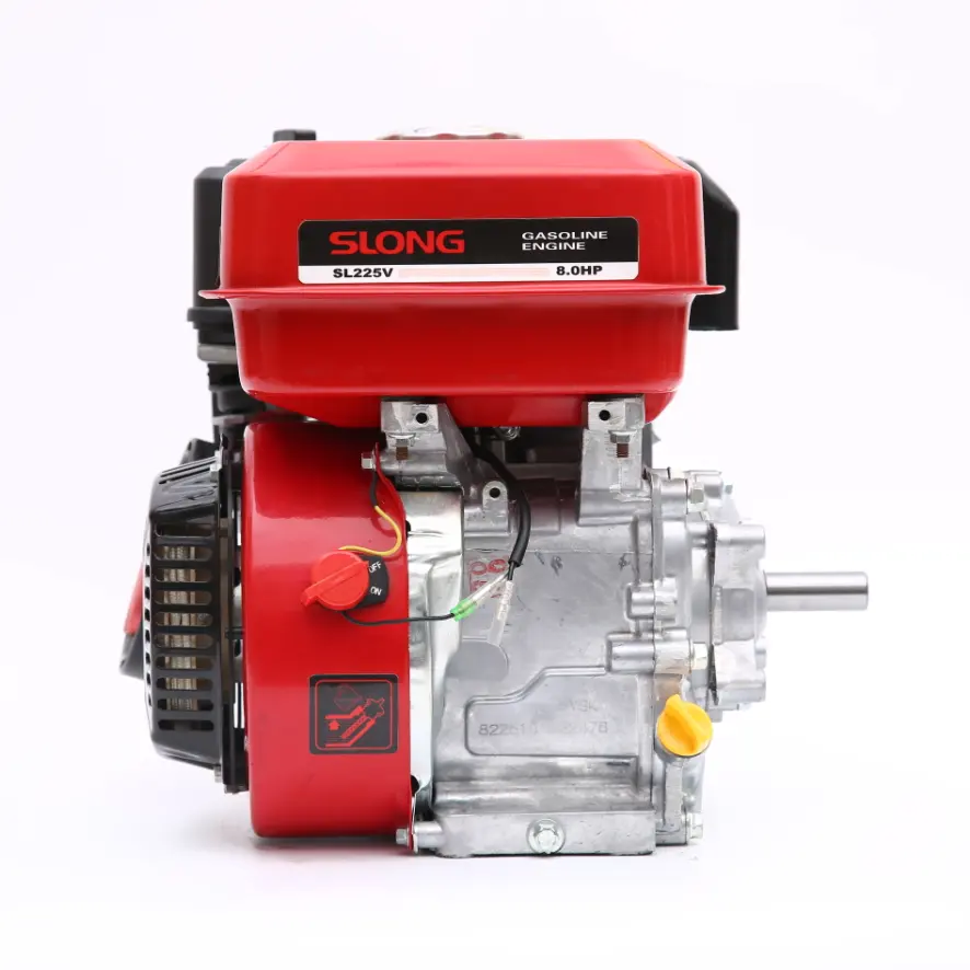 SLONG SL225SL 7.5HP tipo V testata 1800 giri/min doppia catena 1/2 riduzione motore a benzina