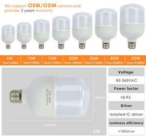 Anern גבוהה לום 50 w אור הנורה <span class=keywords><strong>led</strong></span> גלם חומר