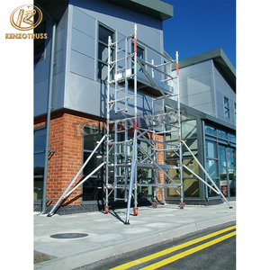 Factory Aluminum Material <strong>Scaffold</strong> with Plywood Plank