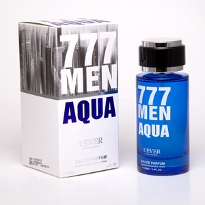 Yüksek Kaliteli Uever Parfüm Cam Şişe erkek Parfüm 100 ml 777 ERKEKLER AQUA - Product Image 1