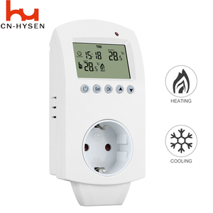 HY02TP Digital termostato regulador del regulador macho controlador de temperatura interruptor AC 220V microordenador con Sensor NTC - Product Image 4