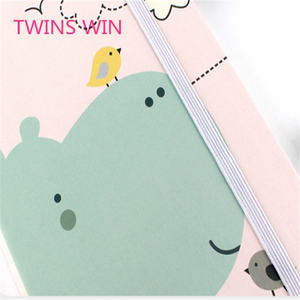 厂家定制创意可爱文具A5笔记本批发卡通记事本精装。 - Product Image 4